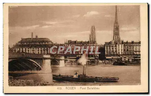 Rouen Cartes postales Pont Boieldieu