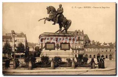 Rouen Cartes postales Statue de Napoleon