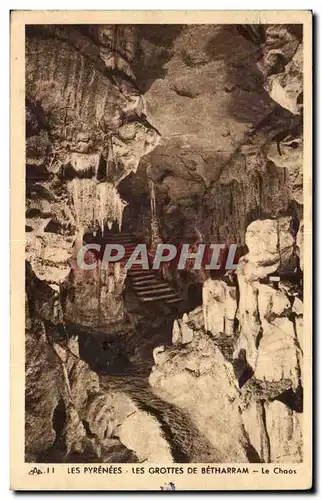 Cartes postales Les grottes de Betharram Le chaos