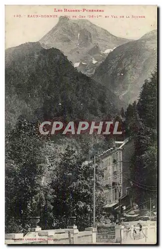 Cartes postales Eaux Bonnes Pic du Ger et val de la Sourde