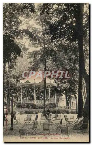 Cartes postales Eaux Bonnes Jardin Darralde