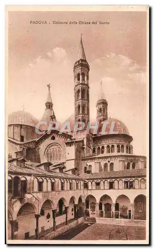 Cartes postales Italie Italia Padova Chiostro della Chiesa del Santo