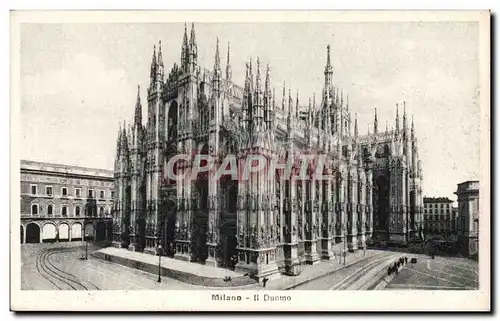 Ansichtskarte AK Italie Italia Milano Il Duomo