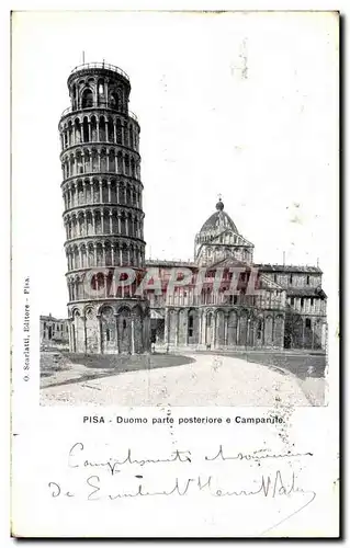 Cartes postales Italie Italie Pisa Duomo parte posteriore e Campanile