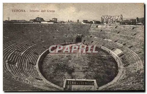 Cartes postales Italie Italie Verona Interno dell Arena