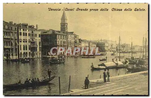 Cartes postales Italie Italie Venezia Canal Grande Preso dalla Chiesa della Salute