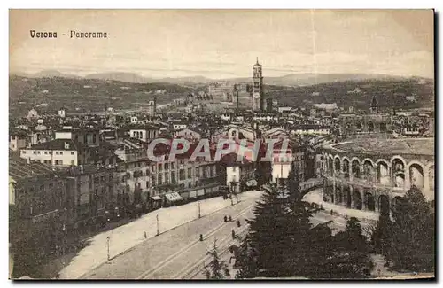 Ansichtskarte AK Italie Italie Verona Panorama