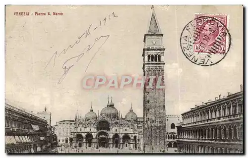 Cartes postales Italie Italie Venezia Piazza S MArco