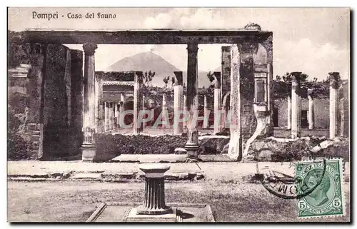 Cartes postales Italie Italie Pompei Casa del Fauno