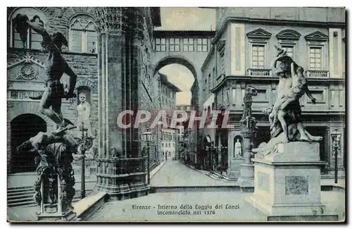 Cartes postales Italie Italie Firenze Interno della loggia dei Lanzi