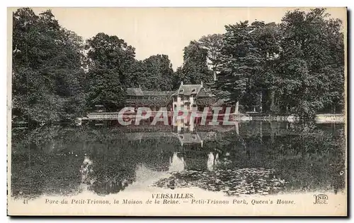 Cartes postales Versailles Parc du petit Trianon La maison de la reine