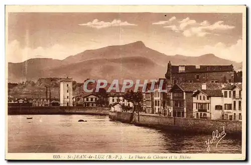 Cartes postales St Jean de Luz Le phare de Cibourre et le rhune