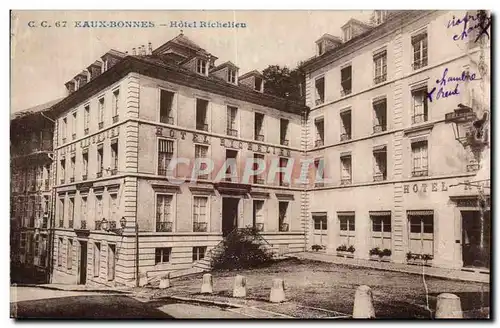 Cartes postales Eaux Bonnes Hotel Richelieu