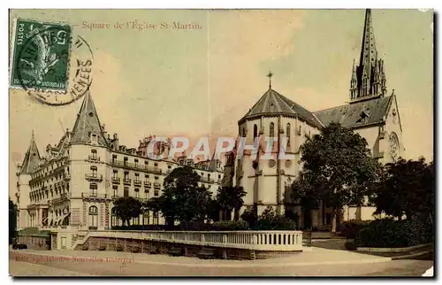 Cartes postales Pau Square de l&#39eglise St Martin