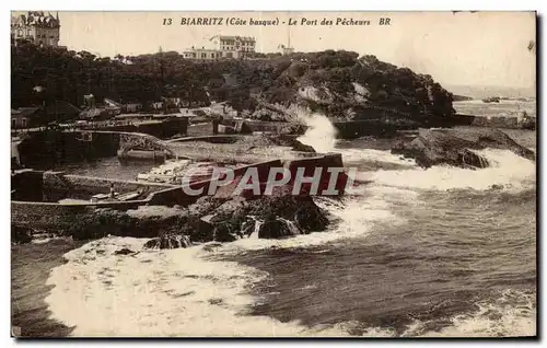 Cartes postales Biarritz le port des pecheurrs