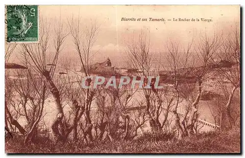 Cartes postales Biarritz et ses Tamaris Le rocher de la vierge