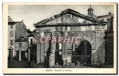 Ansichtskarte AK Italie italia Roma Portico di Ottavia