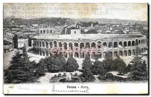 Cartes postales Italie Italia Verono Arena