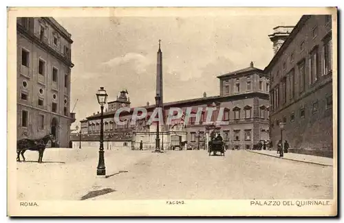 Ansichtskarte AK Italie Italia Roma Palazzo del Quiriniale