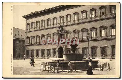 Cartes postales Italie Italia Roma Palazzo Farnese