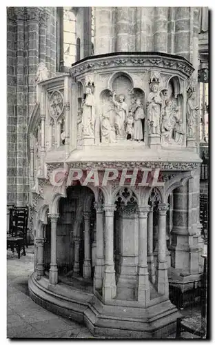 Cartes postales Ostende Eglise St Pierre et Paul Chaire de verite