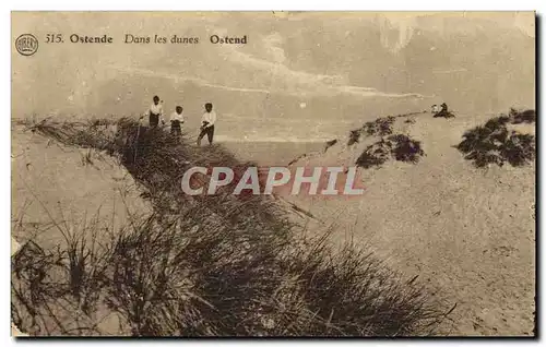 Cartes postales Ostende Dans les dunes