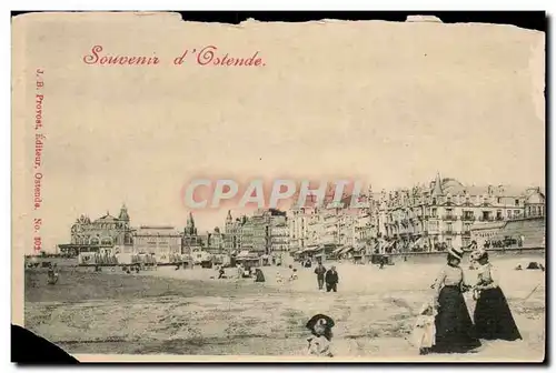 Cartes postales Ostende Souvenir
