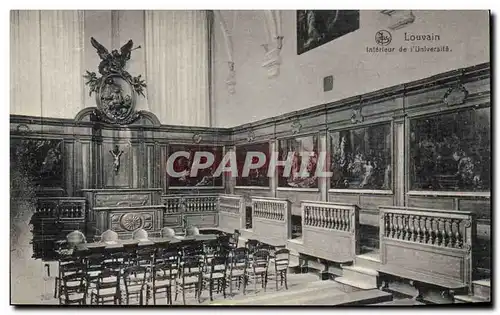 Cartes postales Louvain Interieur de l'universite
