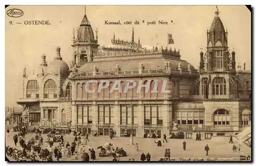 Cartes postales Ostende Kursaal cote dit Petit Nice