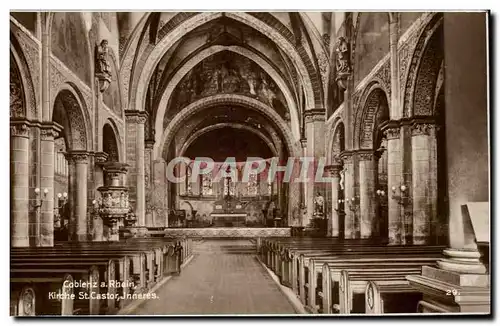 Cartes postales Coblenz Kirche St Castor