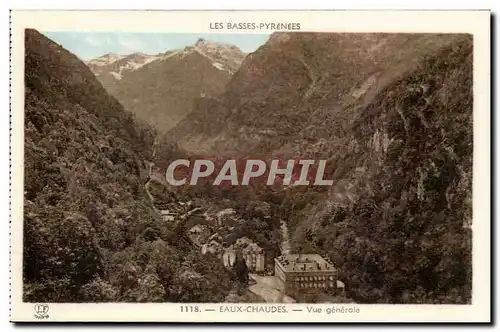 Cartes postales Eaux Chaudes Vue generale