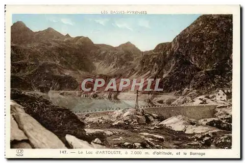 Cartes postales Le lac d&#39Artouste et le barrage