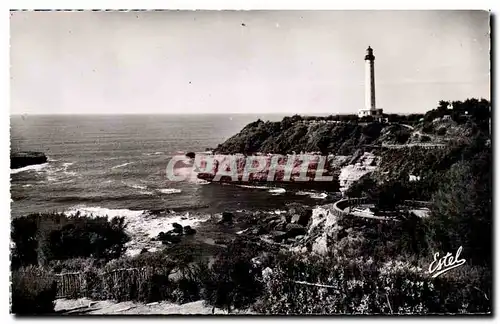 Cartes postales moderne Biarritz La pointe St Martin et le phare Lighthouse