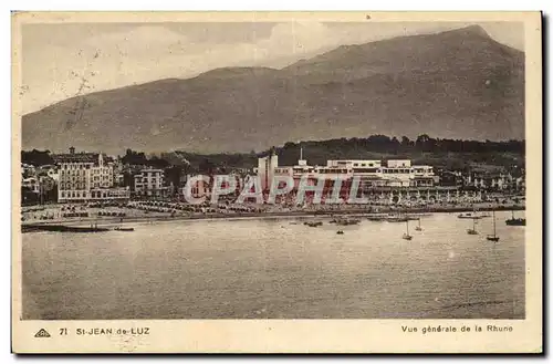 Cartes postales St Jean de Luz Vue generale de la Rhune