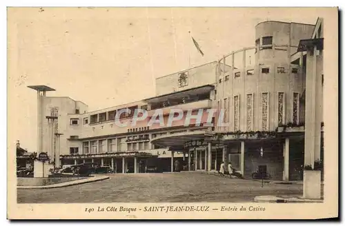 Cartes postales St Jean de Luz Entree du casino