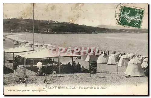 Cartes postales St Jean de Luz Vue generale de la lage