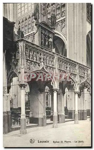 Cartes postales Belgique Louvain Eglise St Pierre Le Jube