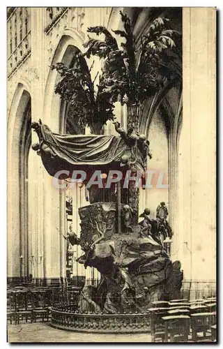Cartes postales Belgique Louvain Eglise St Pierre Chaire de Verite