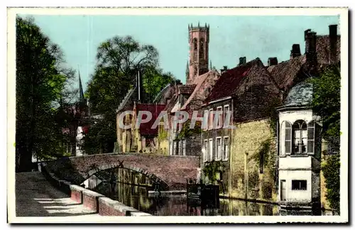 Belgique Bruges Quai vert