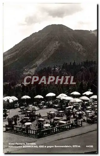 Cartes postales moderne Hotel Panhans terrasse Semmering