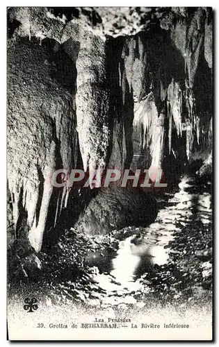 Ansichtskarte AK Grottes de Betharram La riviere inferieure