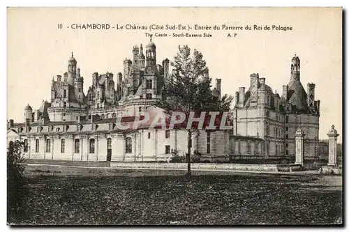 Ansichtskarte AK Chambord Entree du parterre du roi de Pologne Poland