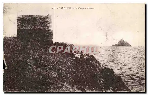 Cartes postales Carolles La cabane Vauban