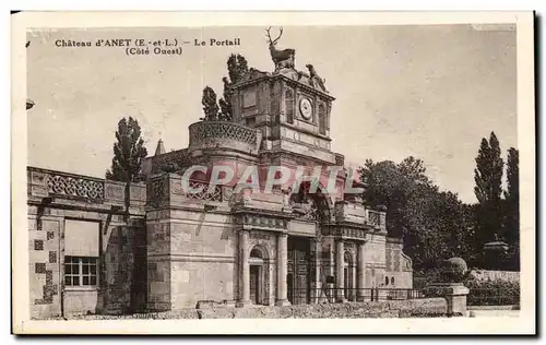 Cartes postales Chateau d&#39Anet Le portail cote ouest