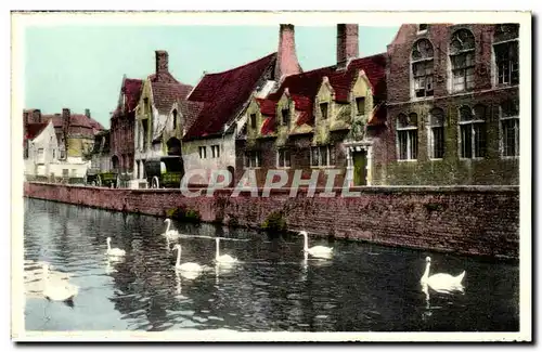 Cartes postales Belgique Bruges Quai Vert Maison du pelican