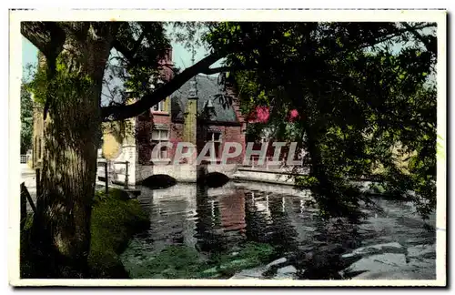 Cartes postales Belgique Bruges Maison de l&#39eclusier au lac d&#39amour