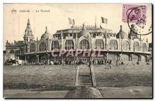 Ansichtskarte AK Belgique Ostende Le Kursaal