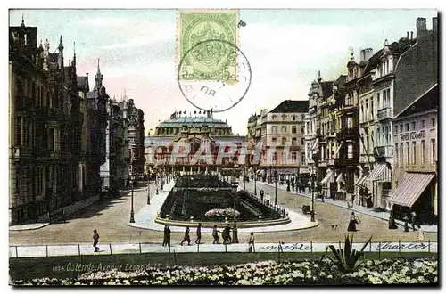 Cartes postales Belgique Ostende Avenue Leopold 1er
