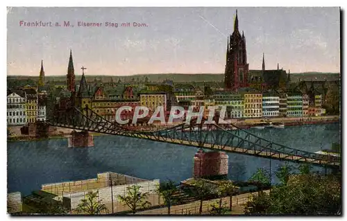 Cartes postales Frankfurt Eiserner Stag mit Dom