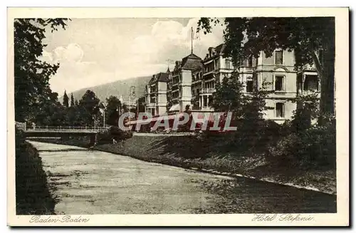 Cartes postales Baden Baden Hotel Stefanie